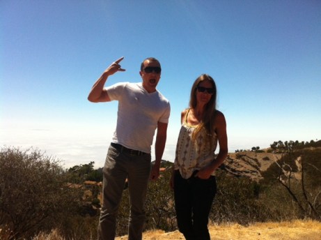 Dan Rubock, Media Director of GoldSilver and Elaine Diane Taylor, Topanga, California. Dan Rubock and Elaine Diane Taylor